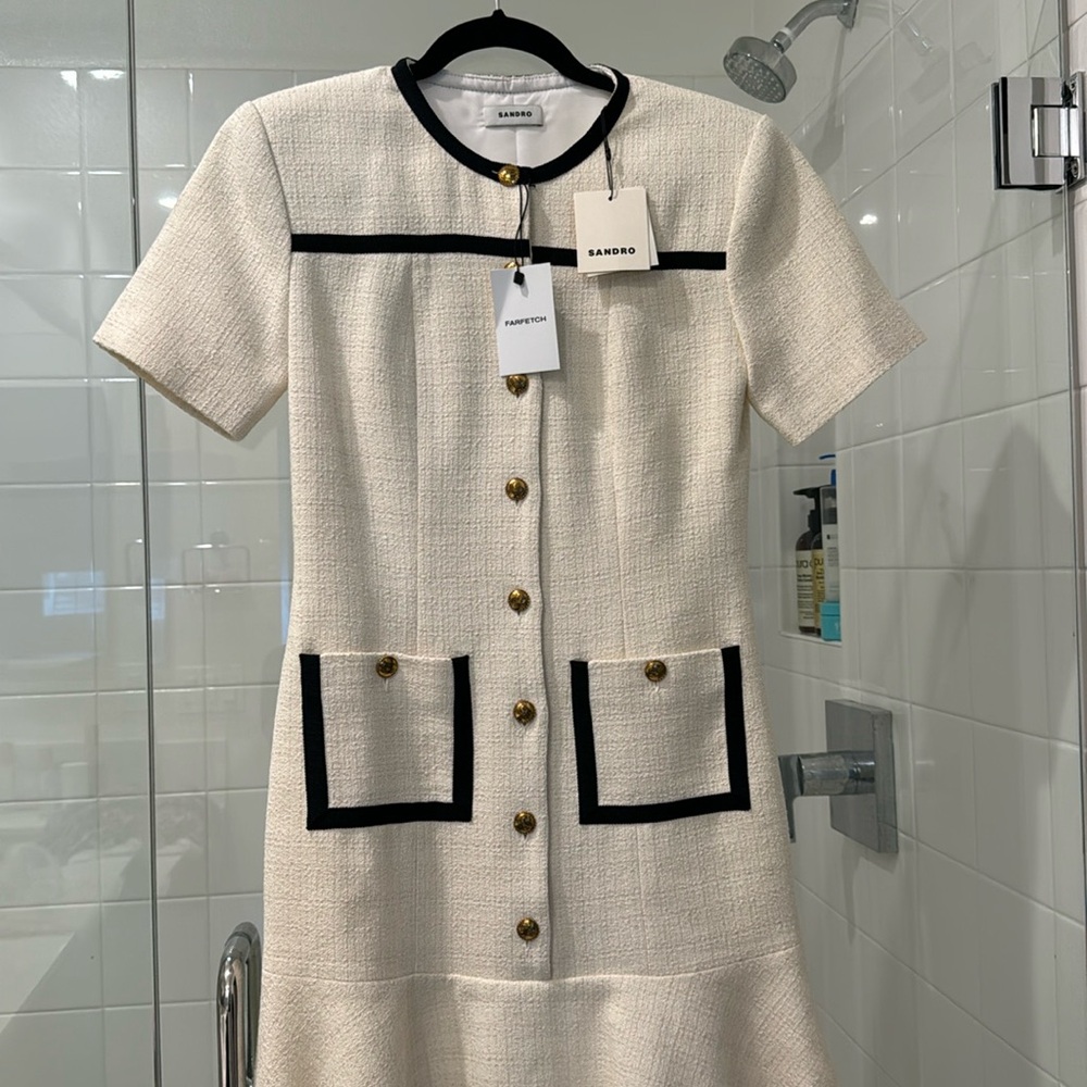 Sandro Jaipur tweed dress